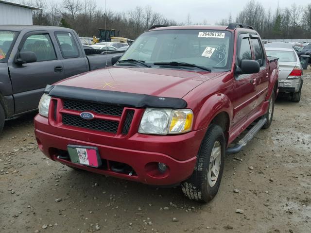 1FMZU77K85UB52471 - 2005 FORD EXPLORER S RED photo 2