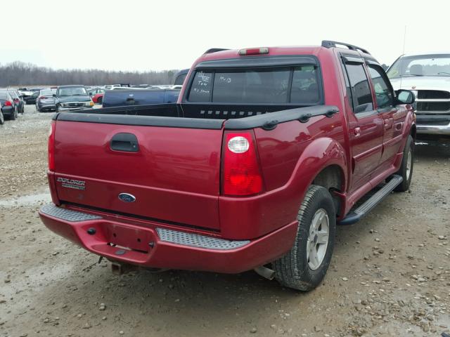 1FMZU77K85UB52471 - 2005 FORD EXPLORER S RED photo 4