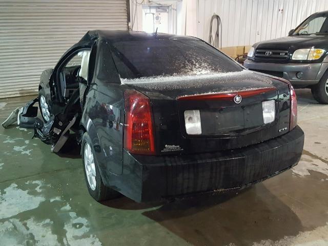 1G6DM57T360128036 - 2006 CADILLAC CTS BLACK photo 3