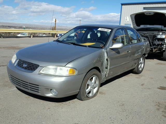 3N1CB51D72L613750 - 2002 NISSAN SENTRA XE SILVER photo 2