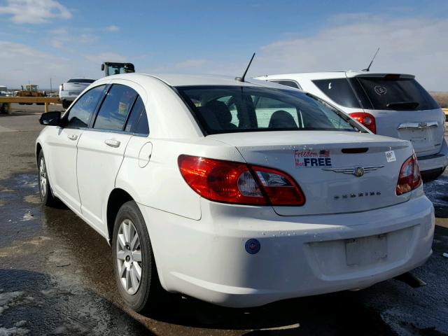 1C3LC46R48N174223 - 2008 CHRYSLER SEBRING LX WHITE photo 3