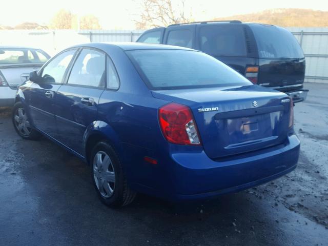 KL5JD56Z86K448646 - 2006 SUZUKI FORENZA BLUE photo 3