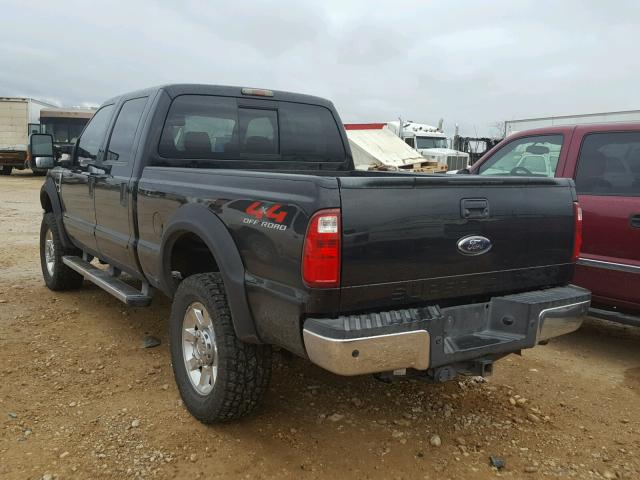 1FTSW21R79EA33352 - 2009 FORD F250 SUPER BLACK photo 3