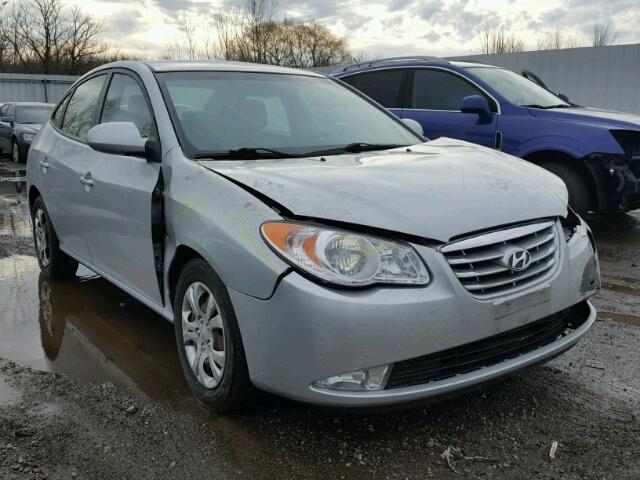 KMHDU4AD1AU140899 - 2010 HYUNDAI ELANTRA BL SILVER photo 1