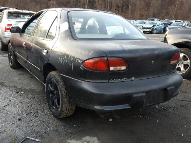 1G1JF5241T7241019 - 1996 CHEVROLET CAVALIER L BLACK photo 3