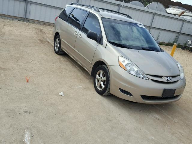 5TDZK23C98S110654 - 2008 TOYOTA SIENNA CE GOLD photo 1