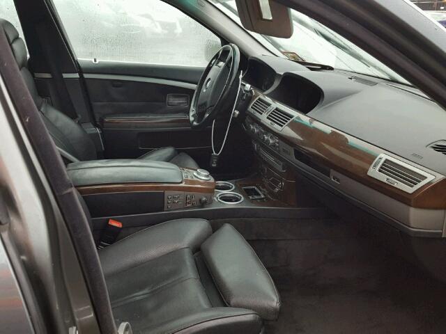 WBAHN83556DT27079 - 2006 BMW 750 LI GRAY photo 5