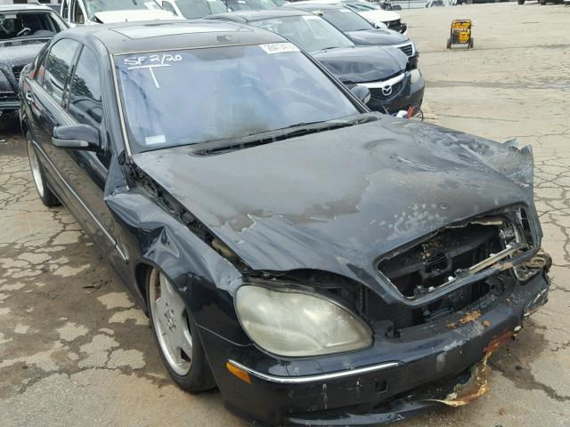 WDBNG75J12A243923 - 2002 MERCEDES-BENZ S 500 BLACK photo 1