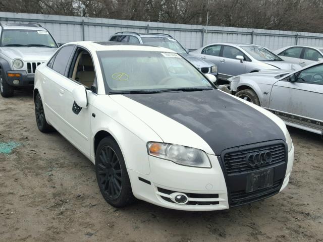 WAUDF78E16A071622 - 2006 AUDI A4 2.0T QU WHITE photo 1