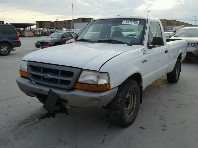 1FTYR10V0YPA71065 - 2000 FORD RANGER WHITE photo 2