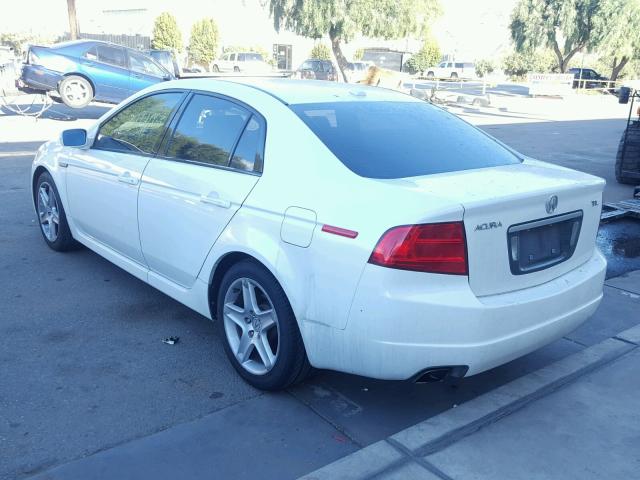 19UUA66204A058573 - 2004 ACURA TL WHITE photo 3