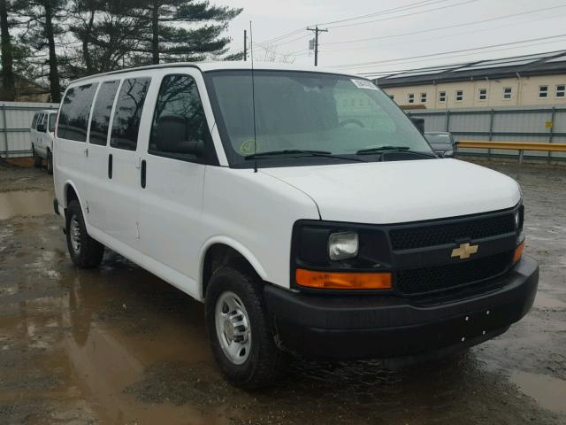 1GNZGXFA6E1159027 - 2014 CHEVROLET EXPRESS G3 WHITE photo 1