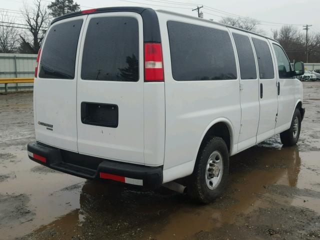 1GNZGXFA6E1159027 - 2014 CHEVROLET EXPRESS G3 WHITE photo 4