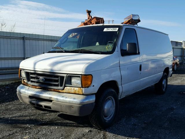 1FTNE24W36DA91302 - 2006 FORD ECONOLINE WHITE photo 2