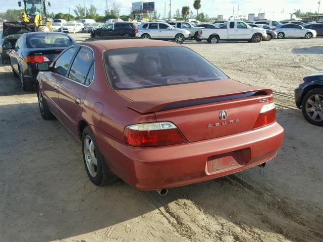 19UUA56643A073797 - 2003 ACURA 3.2TL BURGUNDY photo 3