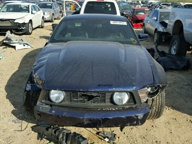 1ZVBP8CF9B5100927 - 2011 FORD MUSTANG GT BLUE photo 9