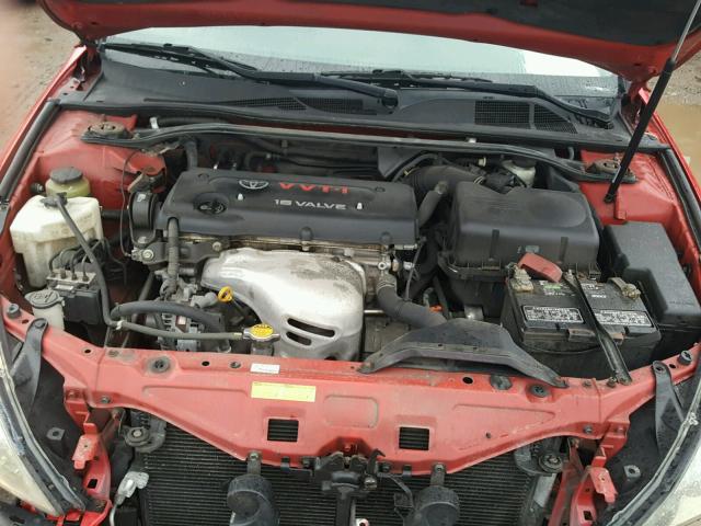 4T1CE38P86U612025 - 2006 TOYOTA CAMRY SOLA RED photo 7