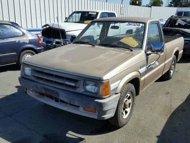 JM2UF1115G0617753 - 1986 MAZDA B2000 BEIGE photo 2