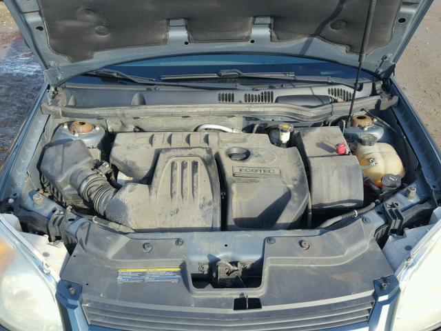 1G1AK55F577325732 - 2007 CHEVROLET COBALT LS BLUE photo 7