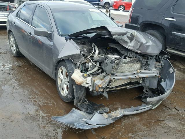 3FAHP0HA4CR223776 - 2012 FORD FUSION SE GRAY photo 1