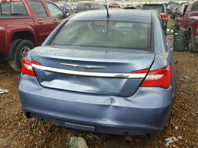 1C3BC1FB4BN535325 - 2011 CHRYSLER 200 TOURIN BLUE photo 9