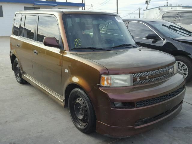 JTLKT324364122374 - 2006 TOYOTA SCION XB BROWN photo 1