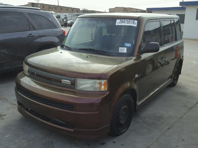 JTLKT324364122374 - 2006 TOYOTA SCION XB BROWN photo 2