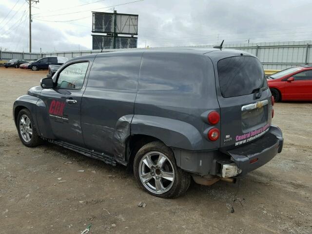 3GCCA05D78S725038 - 2008 CHEVROLET HHR PANEL GRAY photo 3