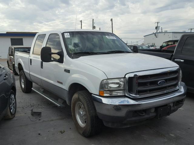 1FTNW20P04EB96222 - 2004 FORD F250 SUPER WHITE photo 1