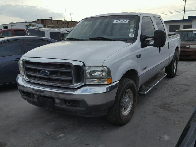 1FTNW20P04EB96222 - 2004 FORD F250 SUPER WHITE photo 2