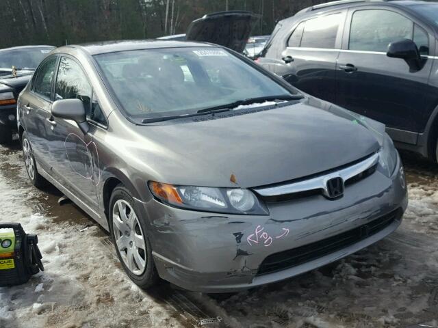 2HGFA15567H311067 - 2007 HONDA CIVIC LX GRAY photo 1