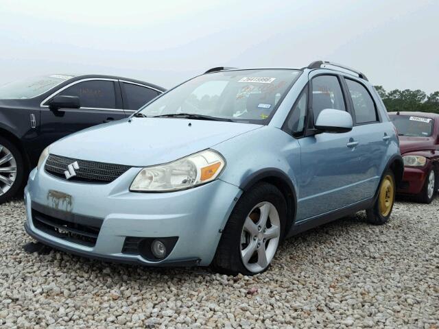 JS2YB417796200289 - 2009 SUZUKI SX4 TOURIN BLUE photo 2