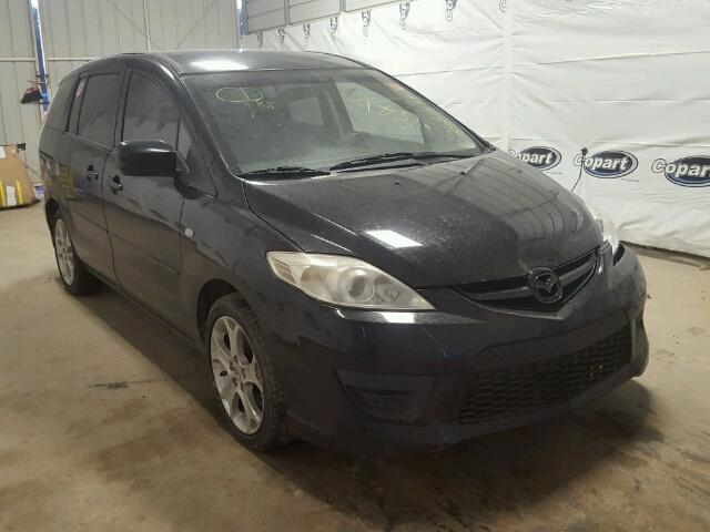 JM1CR29L980302846 - 2008 MAZDA 5 BLACK photo 1