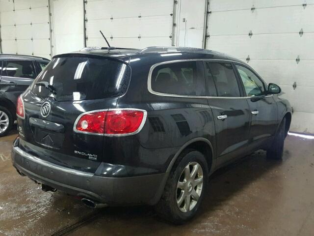 5GAEV23738J299826 - 2008 BUICK ENCLAVE CX BLACK photo 4