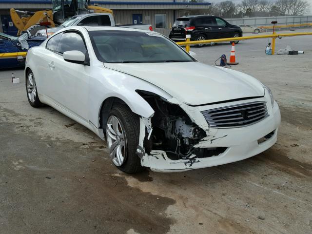 JN1CV6EL2AM151665 - 2010 INFINITI G37 WHITE photo 1