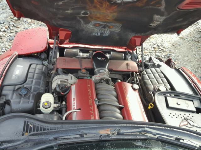 1G1YY22G8X5109040 - 1999 CHEVROLET CORVETTE RED photo 7