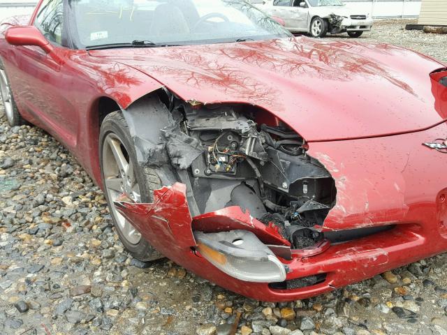 1G1YY22G8X5109040 - 1999 CHEVROLET CORVETTE RED photo 9