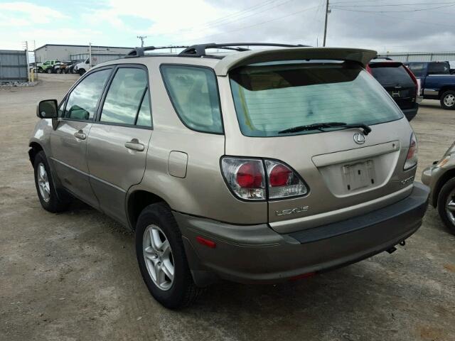 JTJHF10U210183717 - 2001 LEXUS RX 300 BEIGE photo 3