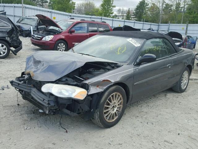 1C3EL55R85N603052 - 2005 CHRYSLER SEBRING TO CHARCOAL photo 2