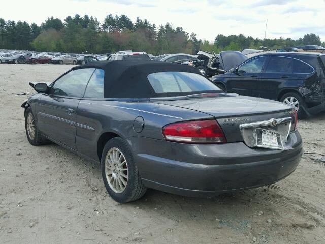 1C3EL55R85N603052 - 2005 CHRYSLER SEBRING TO CHARCOAL photo 3