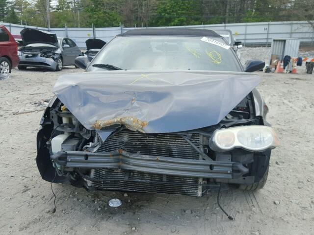 1C3EL55R85N603052 - 2005 CHRYSLER SEBRING TO CHARCOAL photo 9