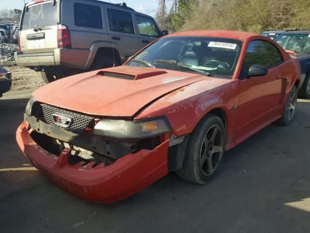 1FAFP42X62F128031 - 2002 FORD MUSTANG GT RED photo 2