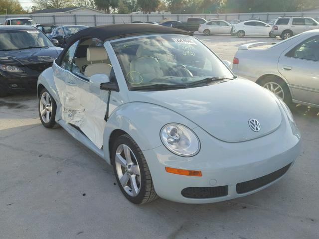3VWRW3AL9AM010179 - 2010 VOLKSWAGEN NEW BEETLE BLUE photo 1