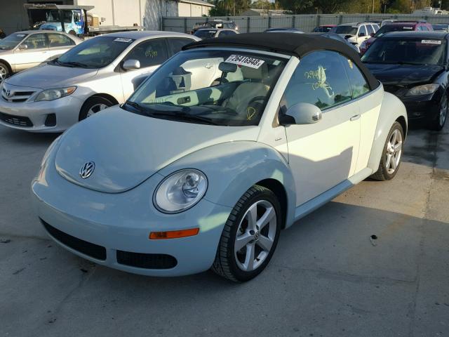 3VWRW3AL9AM010179 - 2010 VOLKSWAGEN NEW BEETLE BLUE photo 2