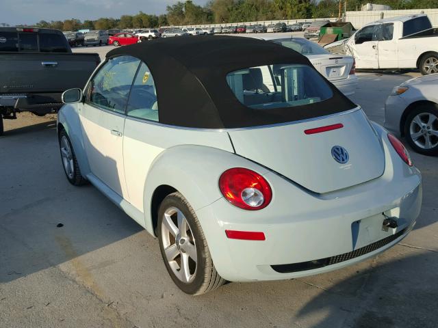 3VWRW3AL9AM010179 - 2010 VOLKSWAGEN NEW BEETLE BLUE photo 3