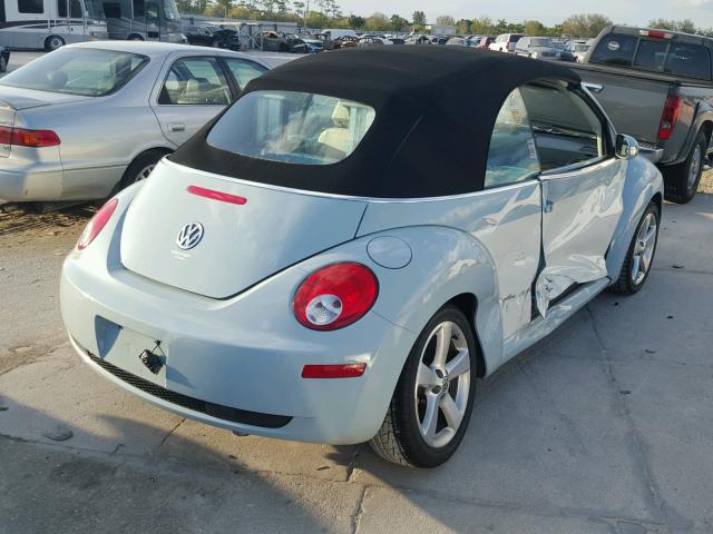 3VWRW3AL9AM010179 - 2010 VOLKSWAGEN NEW BEETLE BLUE photo 4