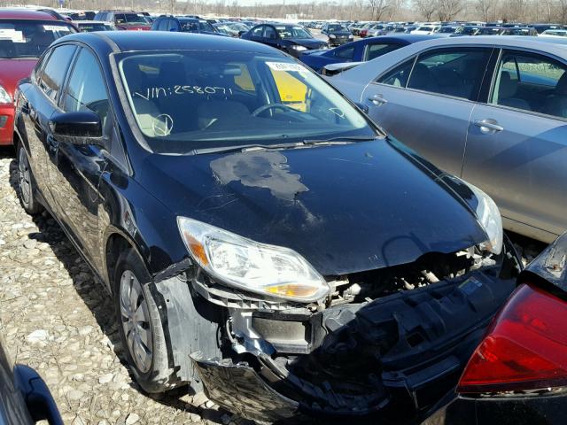 1FAHP3F24CL258071 - 2012 FORD FOCUS SE BLACK photo 1