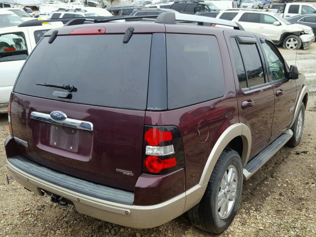 1FMEU64E66UB25312 - 2006 FORD EXPLORER E PURPLE photo 4