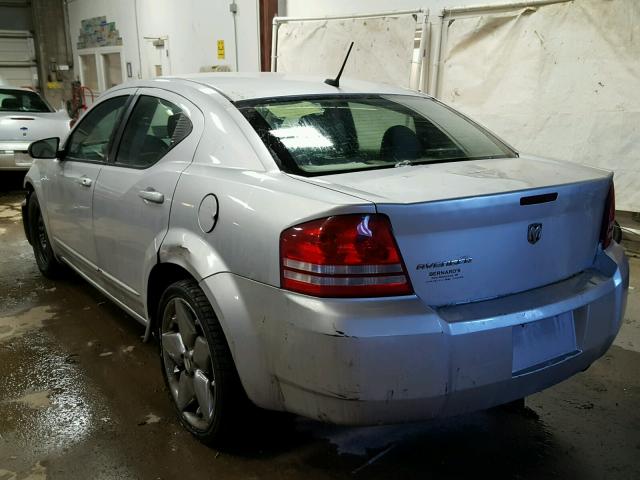 1B3LC46K58N601487 - 2008 DODGE AVENGER SE SILVER photo 3