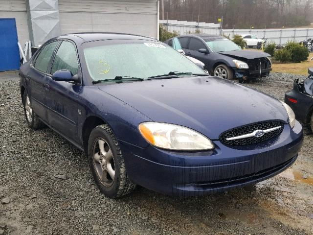 1FAFP55S4YA137452 - 2000 FORD TAURUS SES BLUE photo 1